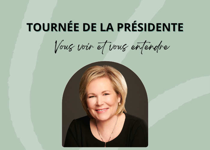 Invitation à la Tournée de la présidente 2024